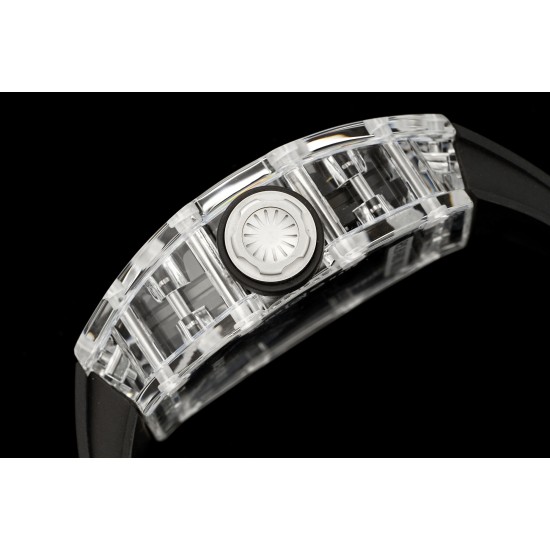 Richard Mille - RM35-01 Transparent Skeleton Dial With Black Rubber Strap Sonic RMUL2 Super Clone
