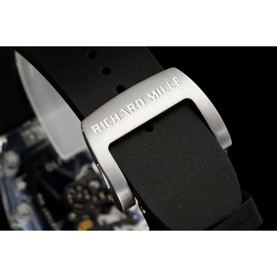 Richard Mille - RM35-01 Transparent Skeleton Dial With Black Rubber Strap Sonic RMUL2 Super Clone