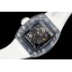Richard Mille - RM35-01 Transparent Skeleton Dial With White Rubber Strap Sonic RMUL2 Super Clone