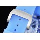 Richard Mille- RM12-01 Tourbillon Transparent Skeleton Dail With Blue Rubber Strap RMF