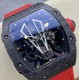 Richard Mille-RM27-03 Limited Edition Rafael Nadal 43mm Black NTPT/NY Red Strap BBR Tourbillon