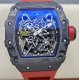 Richard Mille - RM35-02 Skeleton Dial NTPT With Red Rubber Strap T+F RMUL2 Super Clone