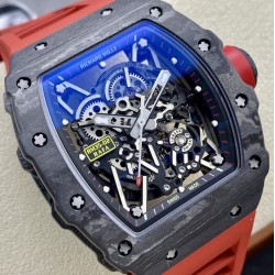 Richard Mille - RM35-02 Skeleton Dial NTPT With Red Rubber Strap T+F RMUL2 Super Clone