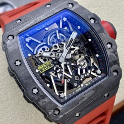 Richard Mille - RM35-02 Skeleton Dial NTPT With Red Rubber Strap T+F RMUL2 Super Clone