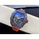 Richard Mille - RM35-02 Skeleton Dial NTPT With Red Rubber Strap T+F RMUL2 Super Clone