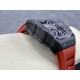 Richard Mille - RM35-02 Skeleton Dial NTPT With Red Rubber Strap T+F RMUL2 Super Clone