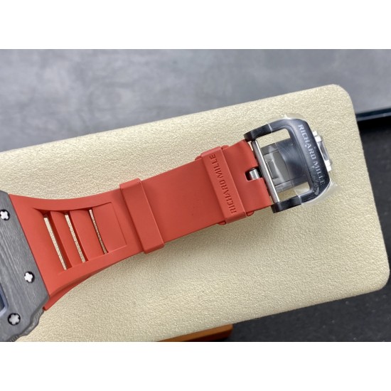 Richard Mille - RM35-02 Skeleton Dial NTPT With Red Rubber Strap T+F RMUL2 Super Clone