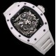Richard Mille - RM055 43mm White Cer/RU Skeleton Dial BBR RMUL2 Super Clone