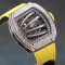Richard Mille - RM59-01 43mm Diamonds NTPT Carbon Fiber Yellow Nylon Strap Tourbillon