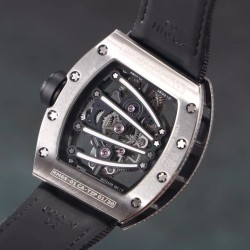 Richard Mille - RM59-01 43mm Diamonds NTPT Carbon Fiber Black Nylon Strap Tourbillon