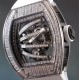 Richard Mille - RM59-01 43mm Diamonds NTPT Carbon Fiber White Rubber Strap Tourbillon