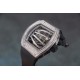 Richard Mille - RM59-01 43mm Diamonds NTPT Carbon Fiber Black Rubber Strap Tourbillon
