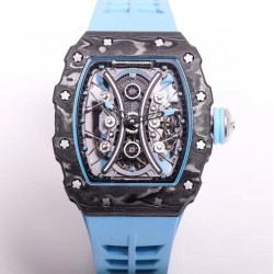 Richard Mille-RM53-01 43mm TPT Carbon/RU Skeleton Dial JBF Tourbillon Updated Version Super Clone