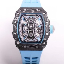 Richard Mille-RM53-01 43mm TPT Carbon/RU Skeleton Dial JBF Tourbillon Updated Version Super Clone
