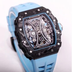 Richard Mille-RM53-01 43mm TPT Carbon/RU Skeleton Dial JBF Tourbillon Updated Version Super Clone