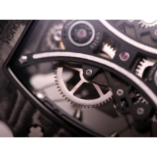 Richard Mille-RM53-01 43mm TPT Carbon/RU Skeleton Dial JBF Tourbillon Updated Version Super Clone