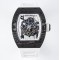 Richard Mille - RM055 NTPT/RU White Rehaut on White Rubber Strap ZF RMUL2 Super Clone(New Rubber Strap)