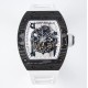 Richard Mille - RM055 NTPT/RU White Rehaut on White Rubber Strap ZF RMUL2 Super Clone(New Rubber Strap)