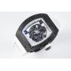 Richard Mille - RM055 NTPT/RU White Rehaut on White Rubber Strap ZF RMUL2 Super Clone(New Rubber Strap)