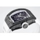 Richard Mille - RM055 NTPT/RU White Rehaut on White Rubber Strap ZF RMUL2 Super Clone(New Rubber Strap)