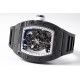 Richard Mille - RM055 NTPT/RU White Rehaut on Black Rubber Strap ZF RMUL2 Super Clone(New Rubber Strap)