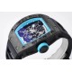Richard Mille - RM055 NTPT/RU Blue Rehaut on Black Rubber Strap ZF RMUL2 Super Clone(New Rubber Strap)