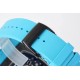Richard Mille - RM055 NTPT/RU Blue Rehaut on Blue Rubber Strap ZF RMUL2 Super Clone(New Rubber Strap)