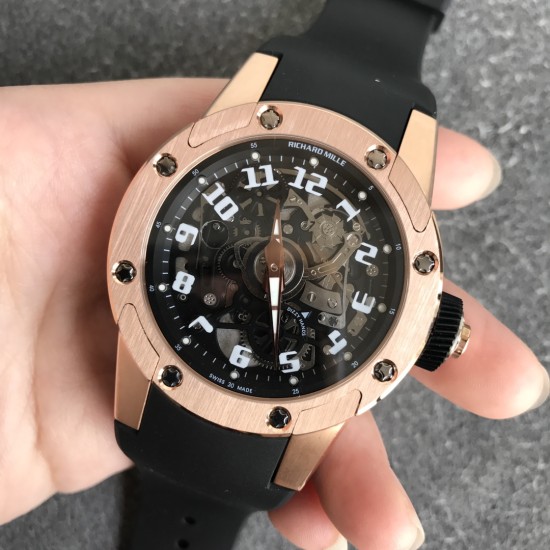 Richard Mille - RM63-01 Dizzy Hands 42.7mm RG/RU Skeleton Dial V9F Automatic