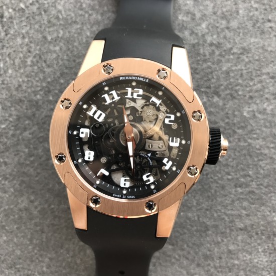 Richard Mille - RM63-01 Dizzy Hands 42.7mm RG/RU Skeleton Dial V9F Automatic