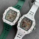 Richard Mille - RM11-03 44.5mm Auto Flyback Chrono Ceramic Case Rubber Strap KVF A7750 Super Clone