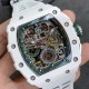 Richard Mille - RM11-03 44.5mm Auto Flyback Chrono Ceramic Case Rubber Strap KVF A7750 Super Clone