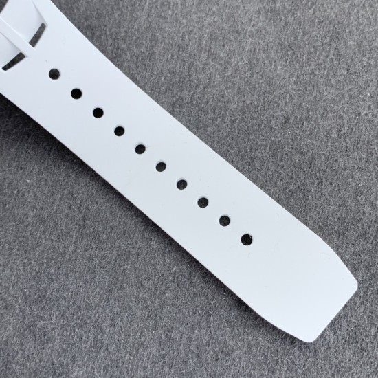 Richard Mille - RM11-03 44.5mm Auto Flyback Chrono Ceramic Case Rubber Strap KVF A7750 Super Clone