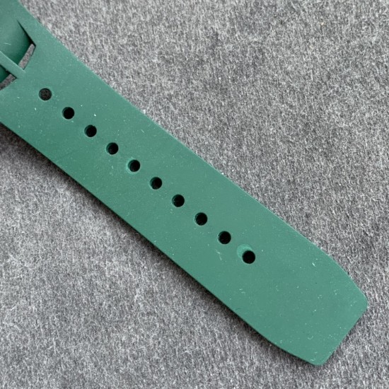 Richard Mille - RM11-03 44.5mm Auto Flyback Chrono White Ceramic Case Green Rubber Strap KVF A7750 Super Clone