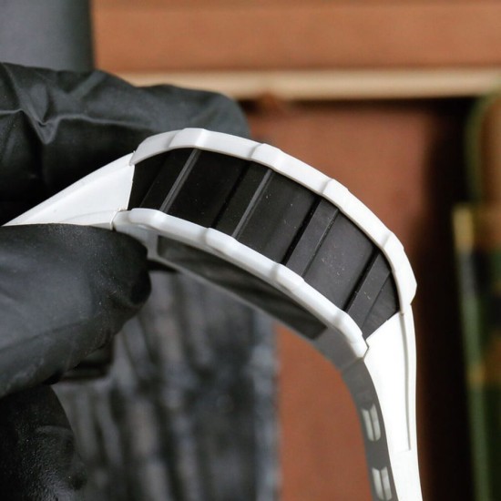 Richard Mille - RM11-03 44.5mm Auto Flyback Chrono Ceramic Case Rubber Strap KVF A7750 Super Clone