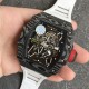 Richard Mille - RM35-02 42.7mm Carbon Case Rubber Strap Skeleton Dial ZF RMUL3 Super Clone
