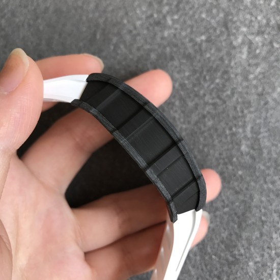Richard Mille - RM35-02 42.7mm Carbon Case Rubber Strap Skeleton Dial ZF RMUL3 Super Clone