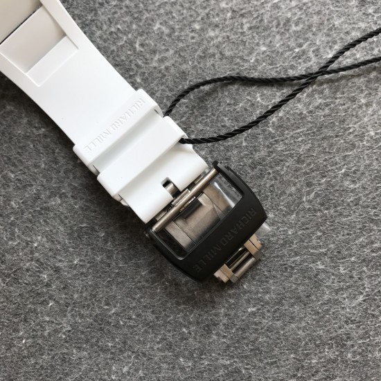 Richard Mille - RM35-02 42.7mm Carbon Case Rubber Strap Skeleton Dial ZF RMUL3 Super Clone