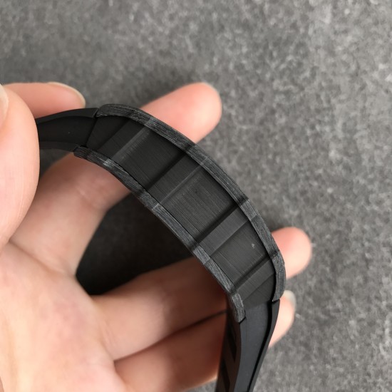 Richard Mille - RM35-02 42.7mm Carbon Case Rubber Strap Skeleton Dial ZF RMUL3 Super Clone