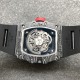 Richard Mille - RM35-02 42.7mm Carbon Case Rubber Strap Skeleton Dial ZF RMUL3 Super Clone