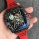 Richard Mille - RM35-02 42.7mm Carbon Case Rubber Strap Skeleton Dial ZF RMUL3 Super Clone