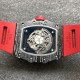 Richard Mille - RM35-02 42.7mm Carbon Case Rubber Strap Skeleton Dial ZF RMUL3 Super Clone