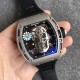 Richard Mille - RM052 42.7 Titanium Case Black Rubber Strap Skeleton Skull Dial ZF Manual Movement