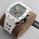 Richard Mille - RM11-03LMC 44.5mm Auto Flyback Chrono Ceramic Case Rubber Strap KVF A7750 Super Clone