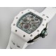 Richard Mille - RM11-03LMC 44.5mm Auto Flyback Chrono Ceramic Case Rubber Strap KVF A7750 Super Clone