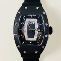 Richard Mille - RM037 31mm Ladies Watch Ceramic Case Diamonds Skeleton Dial Automatic Movement