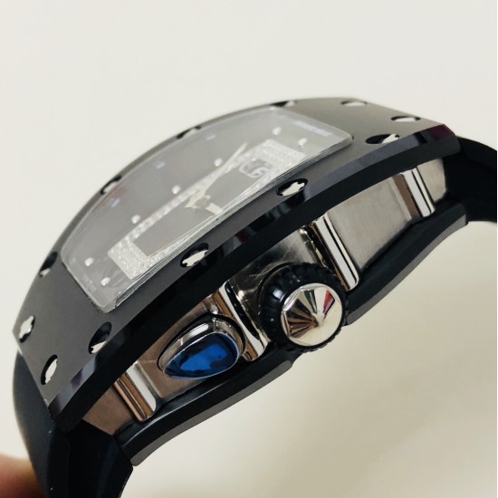 Richard Mille - RM037 31mm Ladies Watch Ceramic Case Diamonds Skeleton Dial Automatic Movement