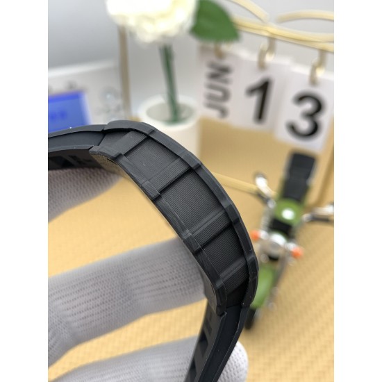 Richard Mille - RM35-01 44.5mm  Americas Black NTPT /RU Skeleton Dial on Black Strap ZF RMUL3