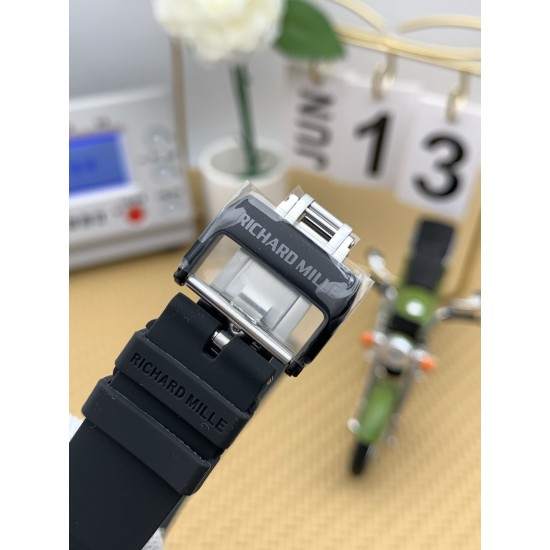 Richard Mille - RM35-01 44.5mm  Americas Black NTPT /RU Skeleton Dial on Black Strap ZF RMUL3