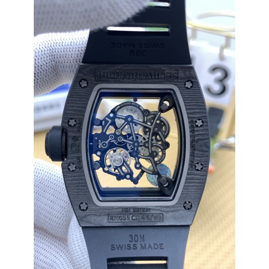 Richard Mille - RM055 42.7mm Gold NTPT/RU Skeleton Dial APS RMUL2 Super Clone