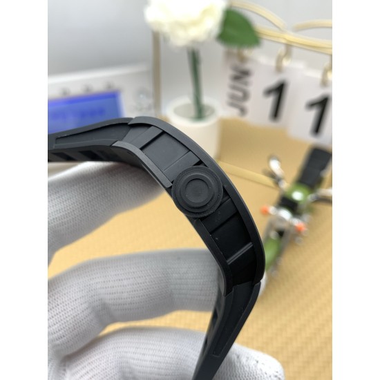 Richard Mille - RM055 43mm Black Cer/RU Skeleton Black Dial APSF RMUL2 Super Clone